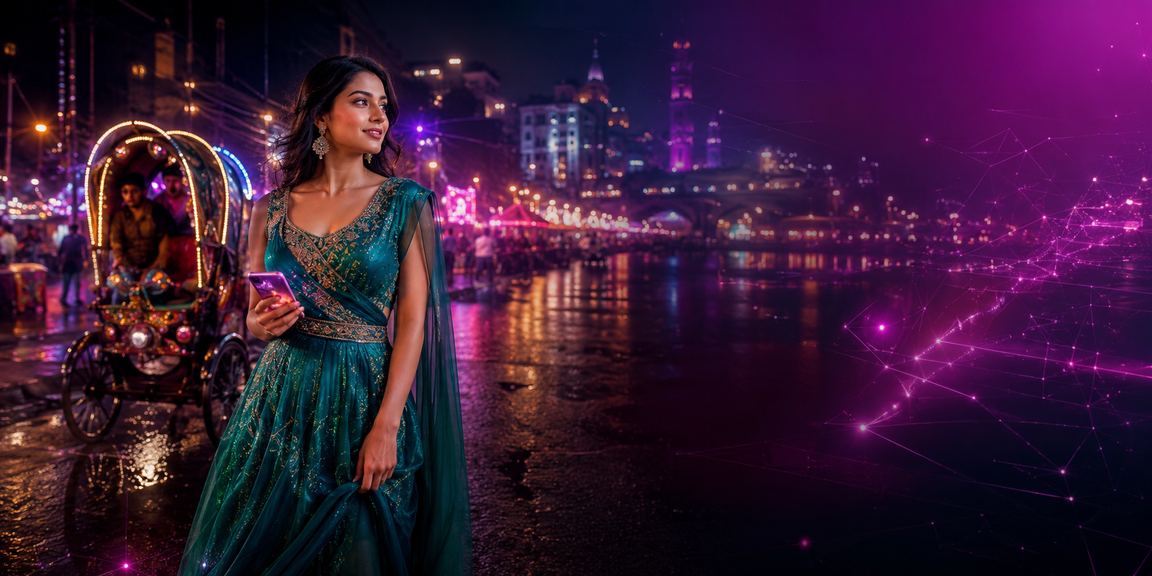 ঢাকার নাইট মার্কেটে মোবাইলে লাইভ অডস ও পেমেন্ট করছেন একজন বেটার